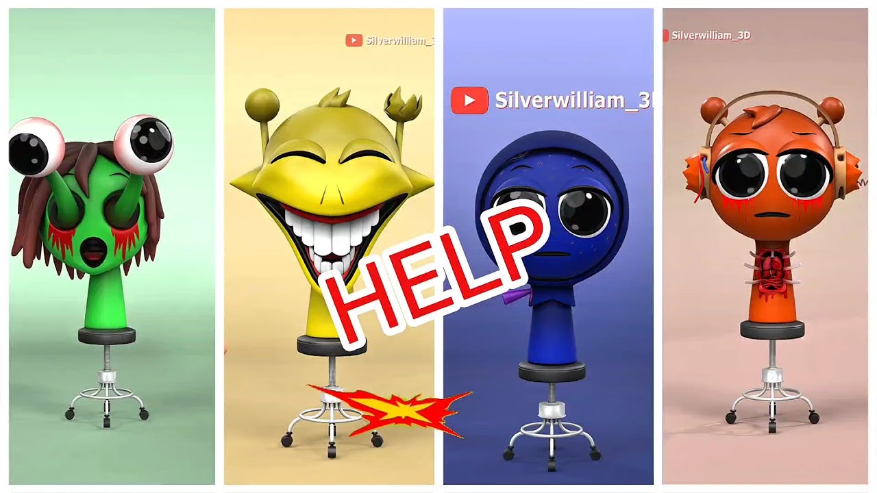 HELP! These 3D Characters Are Alive 😱 (You Won’t Believe This!)#3DAnimation#Creepy3D