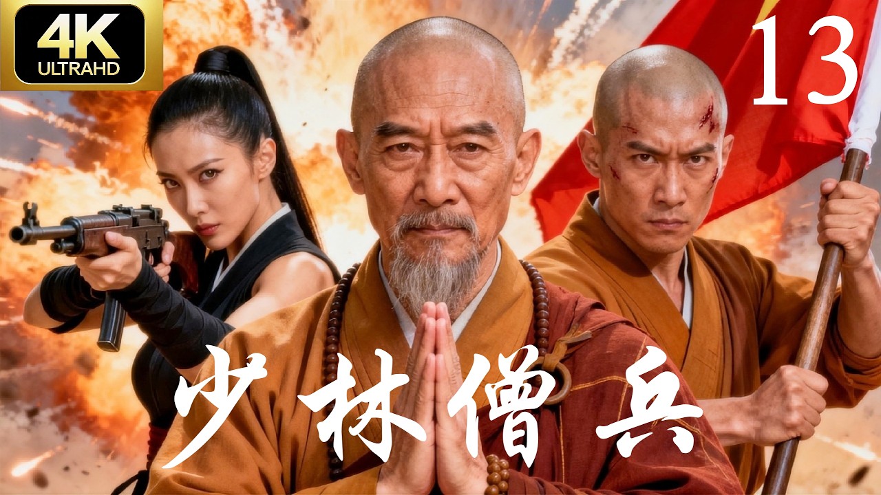 《少林僧兵》第13集｜国难危急，少林武僧强势反击｜4K经典抗日剧完整版⚔️
