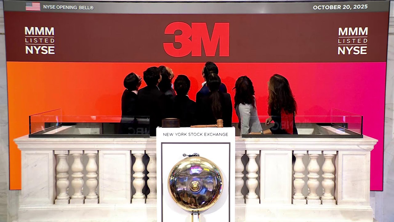3M (NYSE: MMM) Rings The Opening Bell&reg;