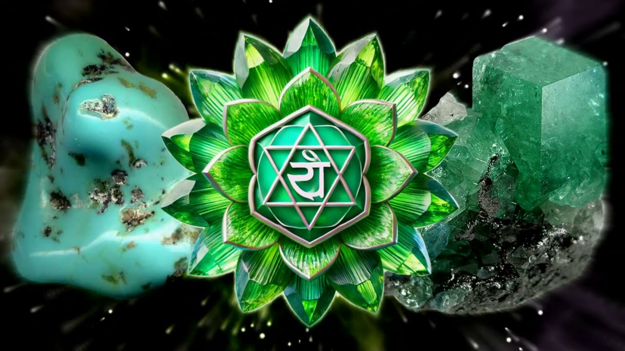 Double Heart Chakra Healing - Turquoise + Tsavorite Energy Pairing [639 Hz Healing Frequency]
