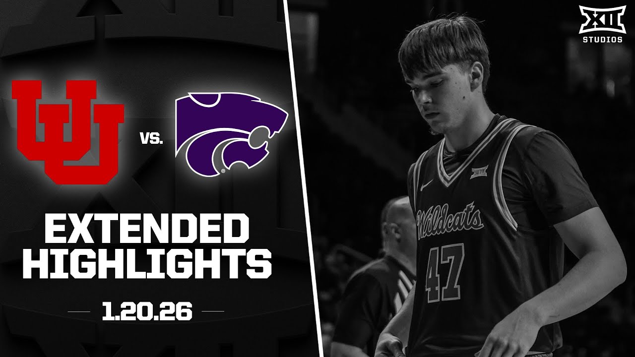 Utah vs. Kansas State Extended Highlights | 2025-26 Big 12 Men's Basketball