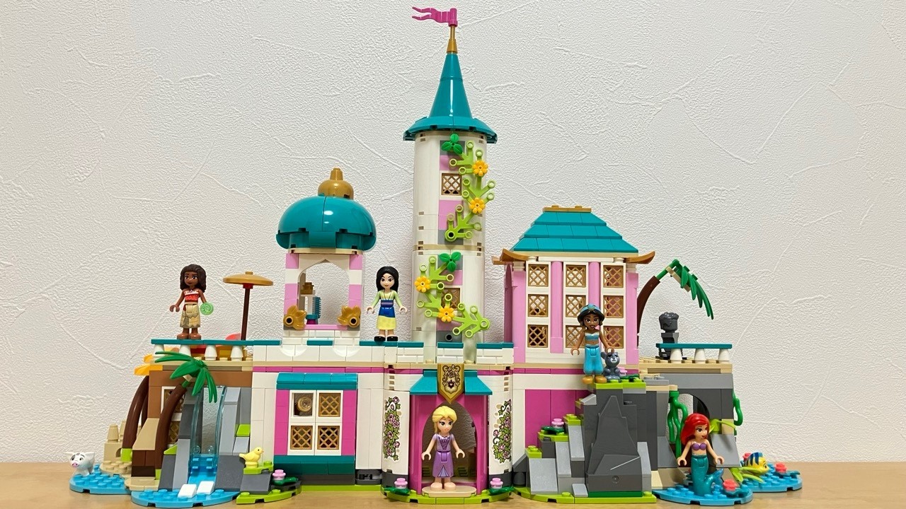 LEGO  レゴ　ディズニー　プリンセス　組み立て動画　プリンセスのお城とペット　43267　Disney princess