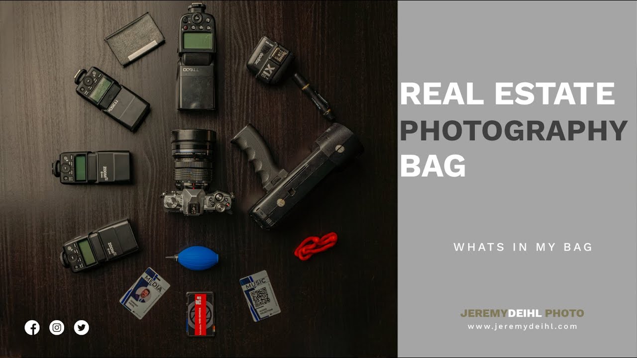 Real Estate Photography Bag - What's in it & Why... DEEP DIVE!