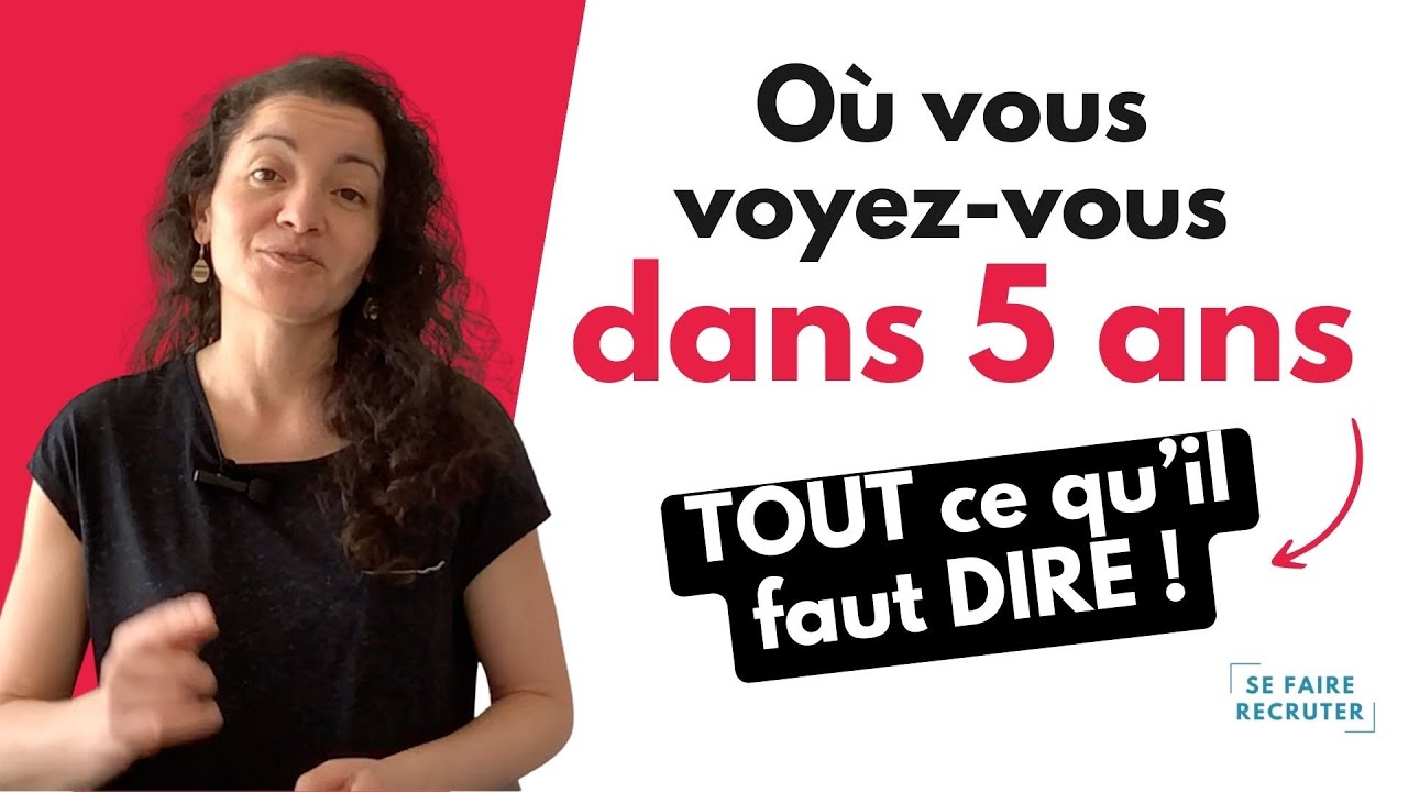 Où vous voyez-vous dans 5 ans ⁉️