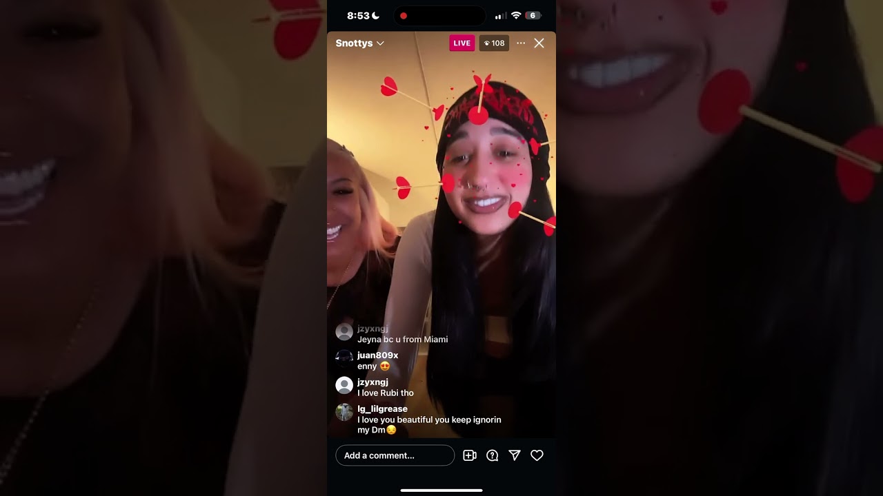 SNOTTY GIRLS ENNY B , JEYNADG , RUBI G GO LIVE HOW THEY FEEL ABT NYDRILLOFFICAL POSTIN ABOUT THEM