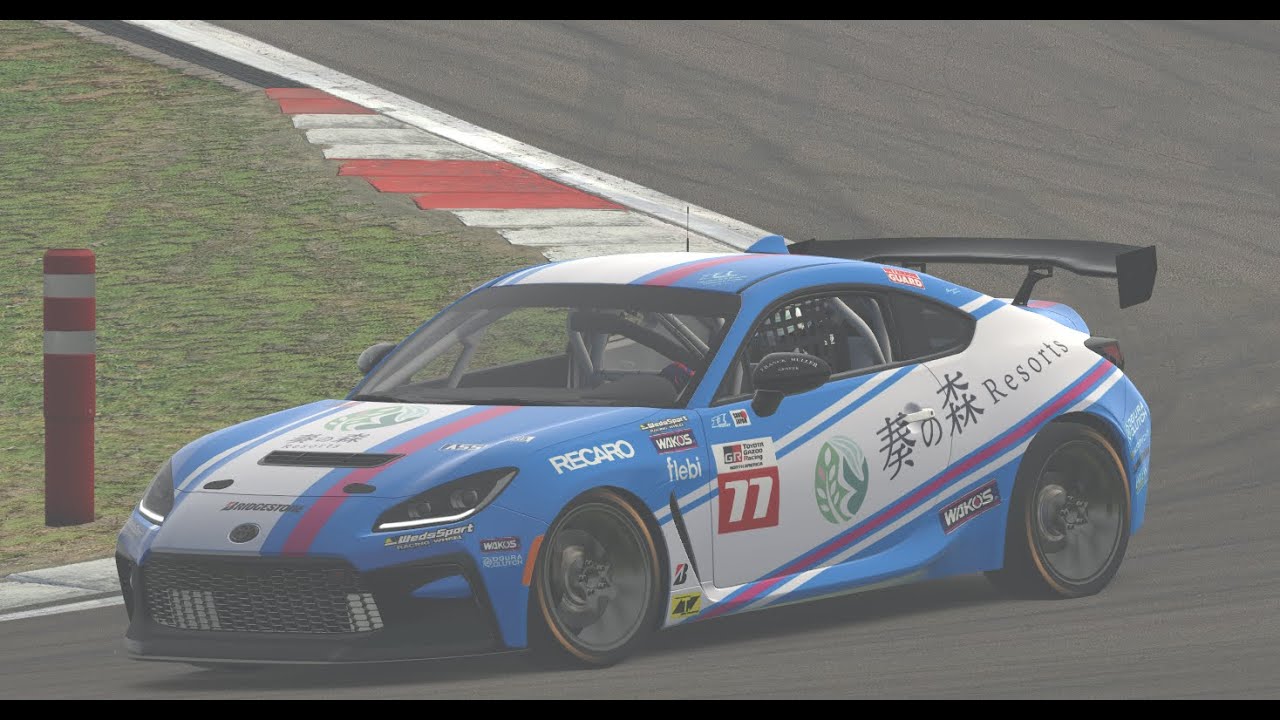 (iRacing)     ASSO  MOTORSPORTS  e-SPORTS  TEAM　脇阪寿一プロジェクトメンバーで挑む　ニュル　VLN4時間耐久　奏の森カラーでドイツの森をGR86で挑戦