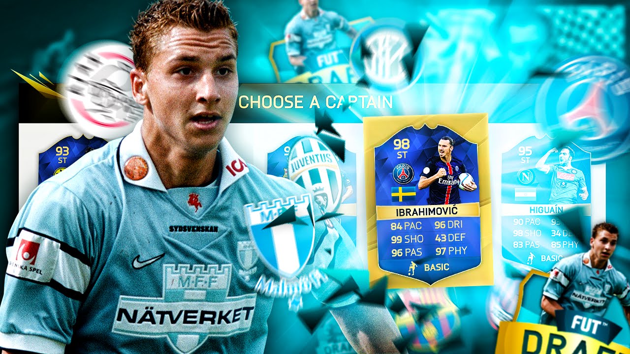 OMFG 98 TOTS IBRAHIMOVIC MY LUCKIEST FUT DRAFT EVER! FIFA 16 ULTIMATE TEAM