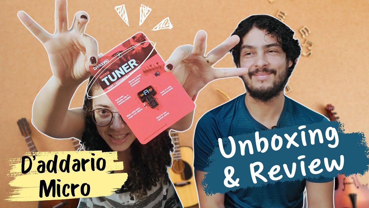 Afinador D'Addario Micro - Unboxing e Review