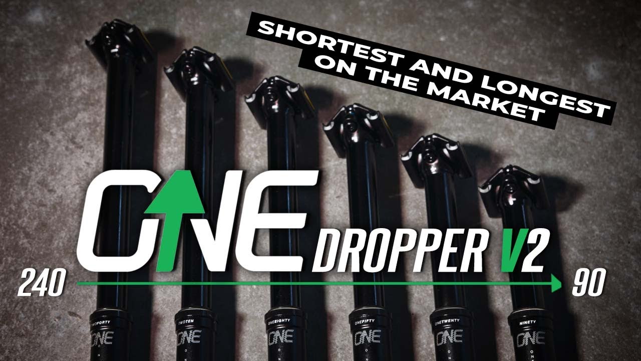 OneUp Dropper V2 90 мм и 240 мм | Самые короткие и самые длинные капельницы на рынке