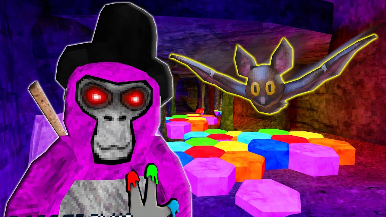 New Gorilla Tag Update Added GHOSTS & NEW CAVES MAP!!!