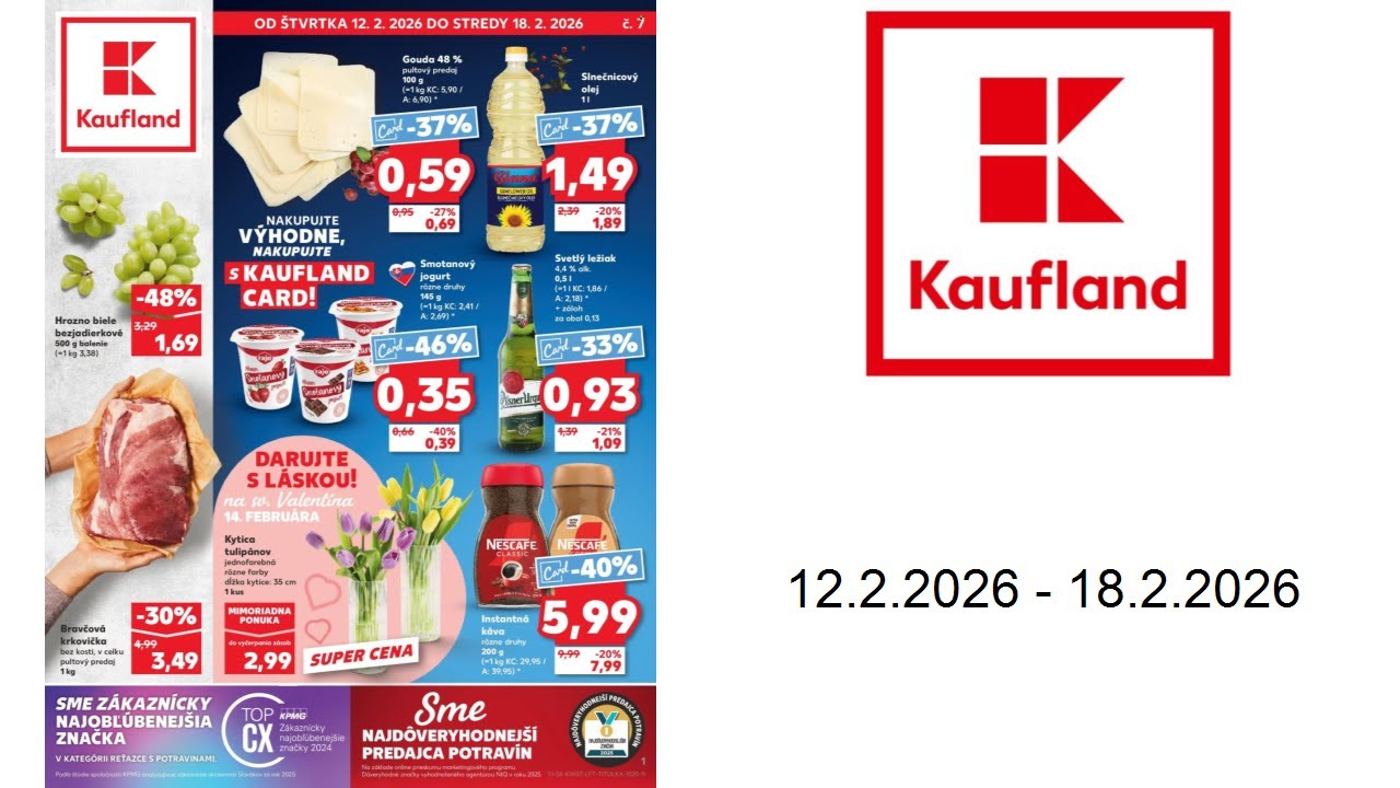 Kaufland leták - 12.2.2026 - 18.2.2026