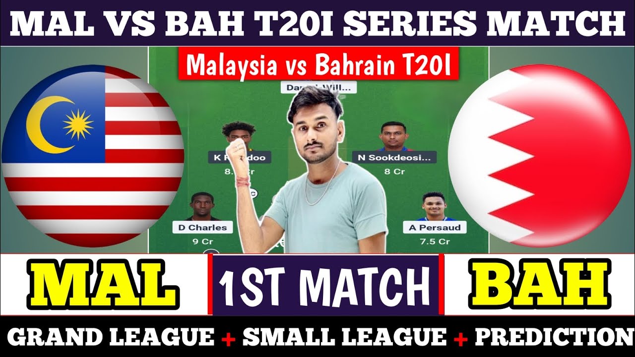 Mal vs Bah Dream11 Prediction , Mal vs Bah Match Prediction , Mal vs Bah , Malaysia vs Bahrain