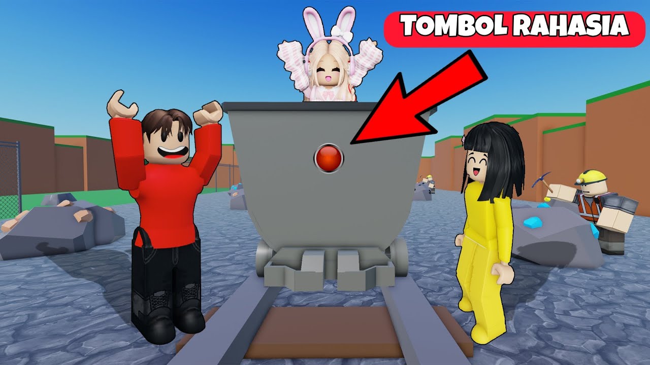 Yuta, Mio Dan Baby Celine Mencari Tombol Tersembunyi Untuk Berpindah Tempat || ROBLOX