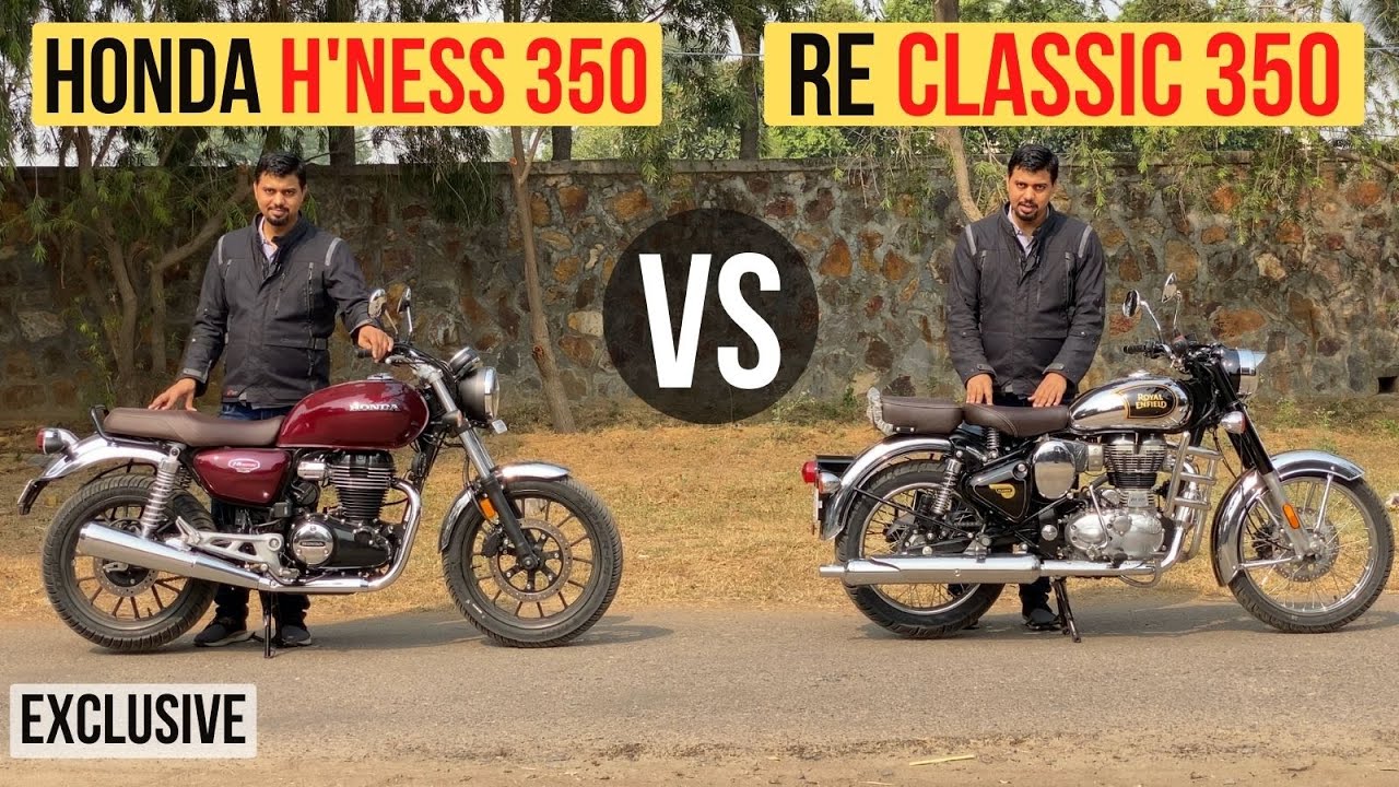 Honda Highness CB350 vs Royal Enfield Classic 350 Comparison (हिंदी में)