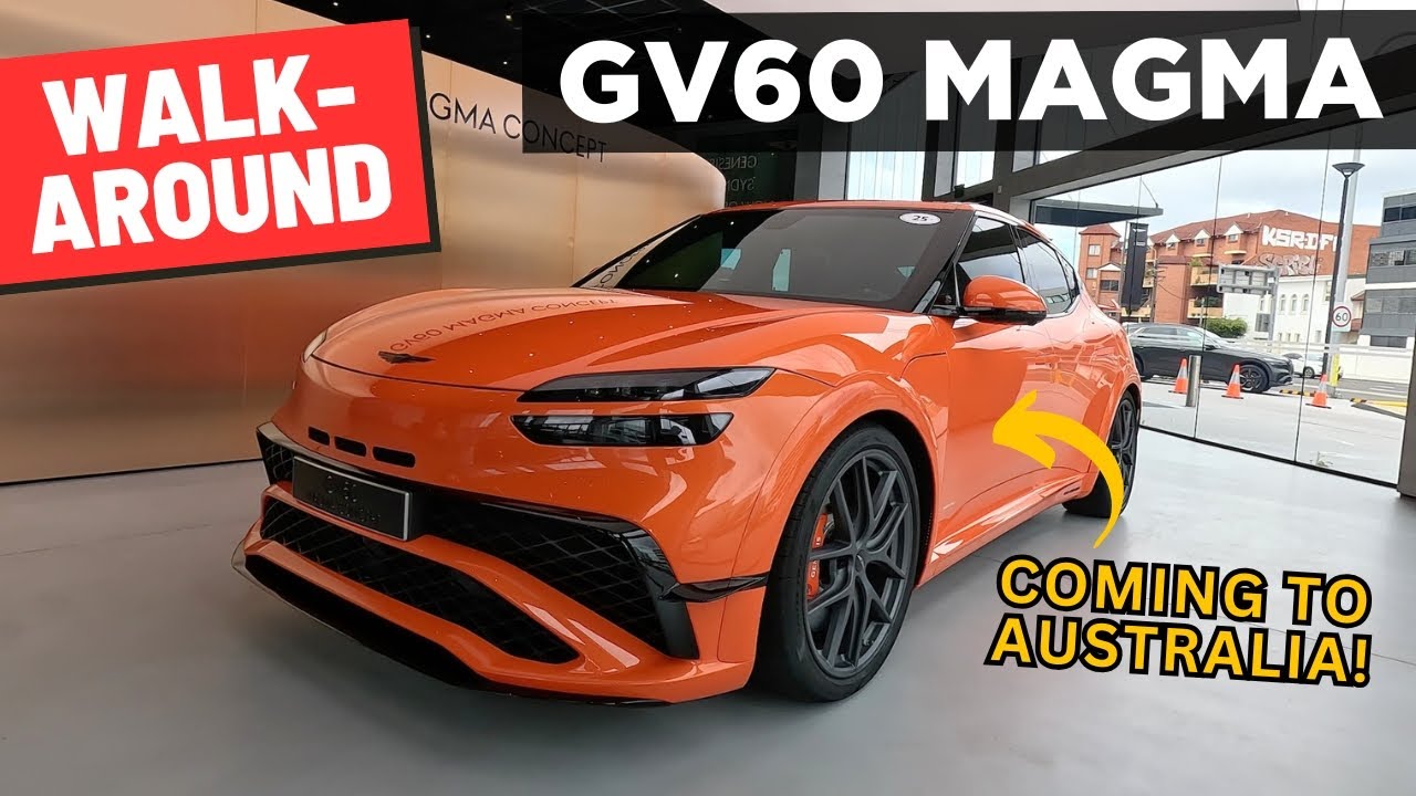 1-of-1 Genesis GV60 Magma Concept walk-around &ndash;&nbsp;showroom model in 2026