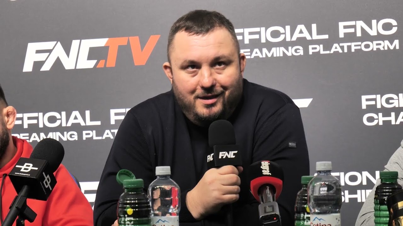Dražen Forgač nakon održanog FNC 26 eventa u Podgorici !