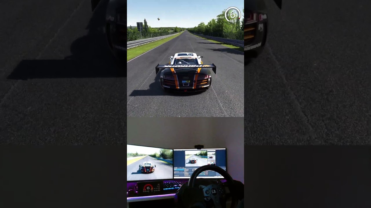 Audi R8 LMS Ultra Nordschleife 293Kmh 