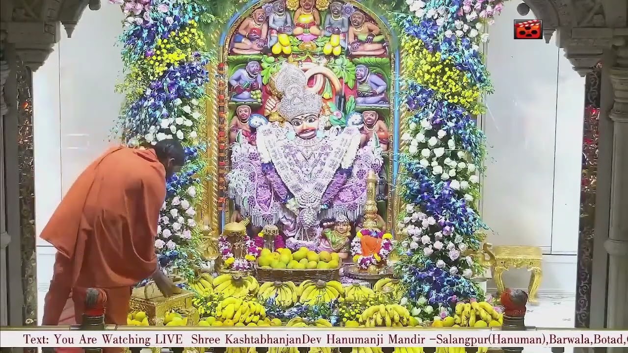 Shangar Aarti Darshan Salangpur Date 05 04 2025
