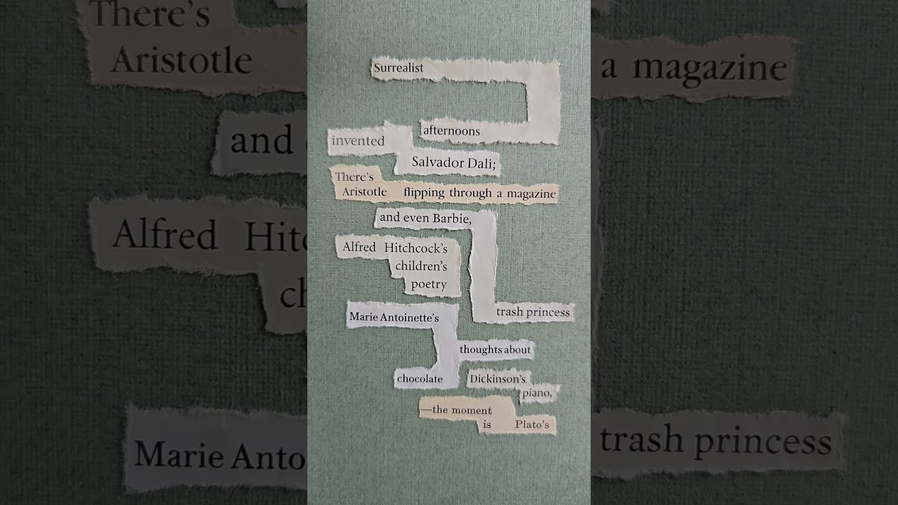 CLOCKWISE CAT CAFE VIDEO VERSE: J.I. KLEINBERG READS A FOUND COLLAGE POEM FROM ISSUE 45