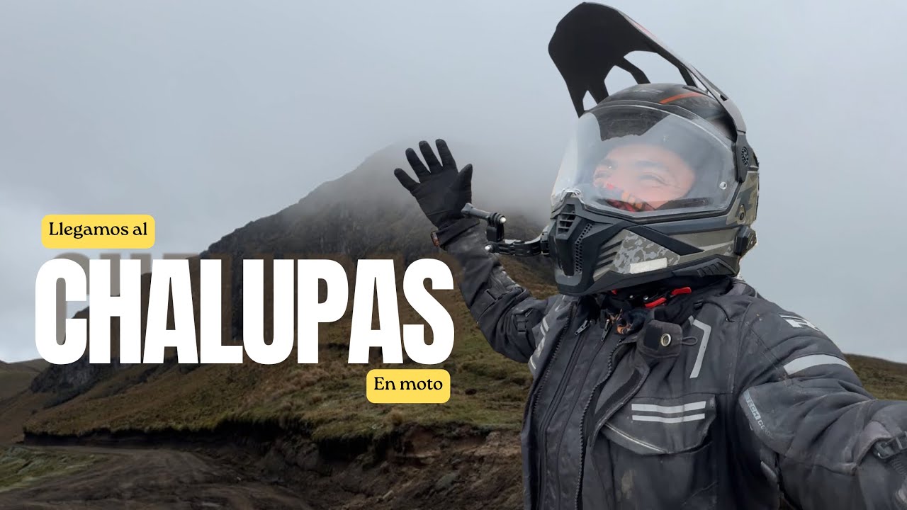 Llegamos al MEGAVOLCAN CHALUPAS en MOTO ⛰️ | Una caída casi nos cuesta TODO 😱 | Cap 23