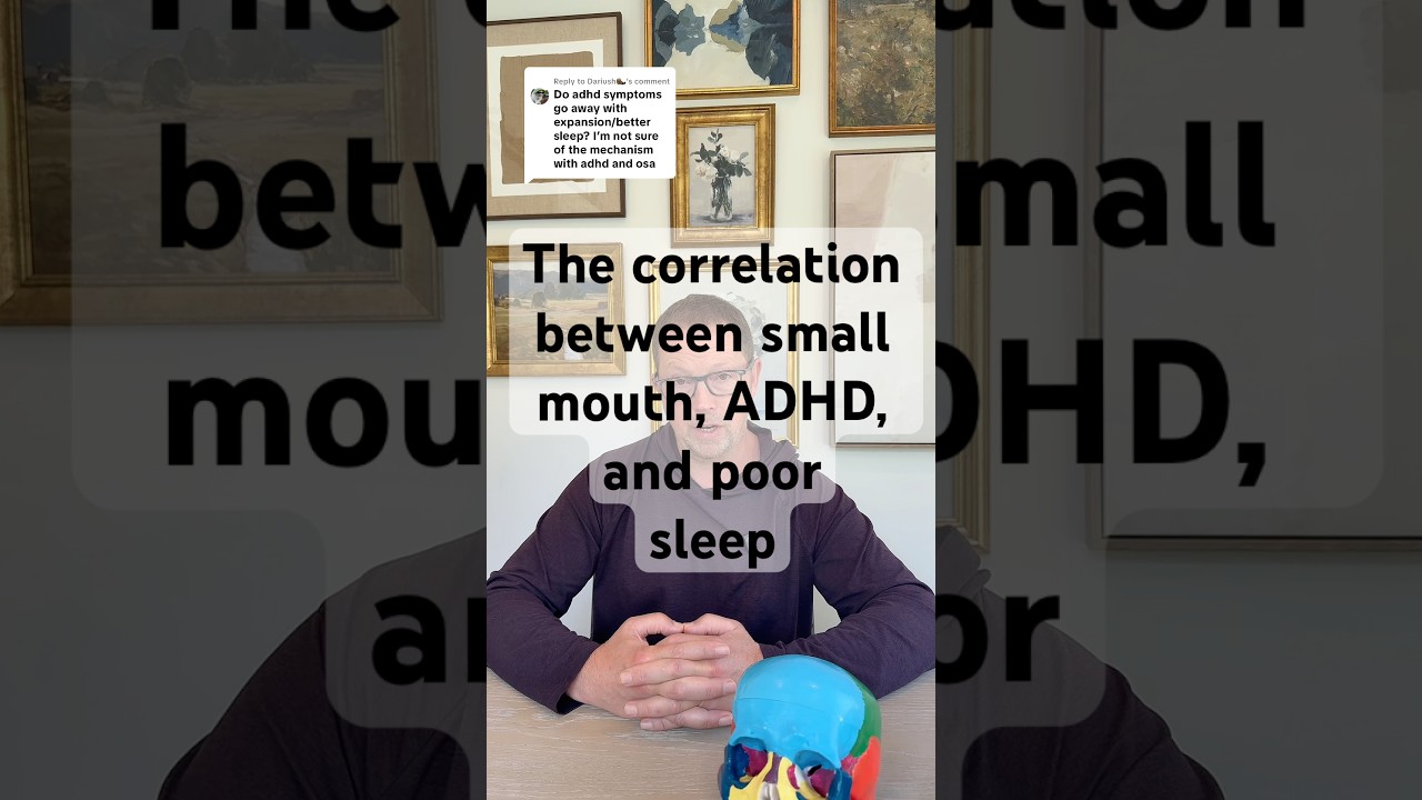 The correlation between small mouth, ADHD, and poor sleep #adhd #smallmouth #osa