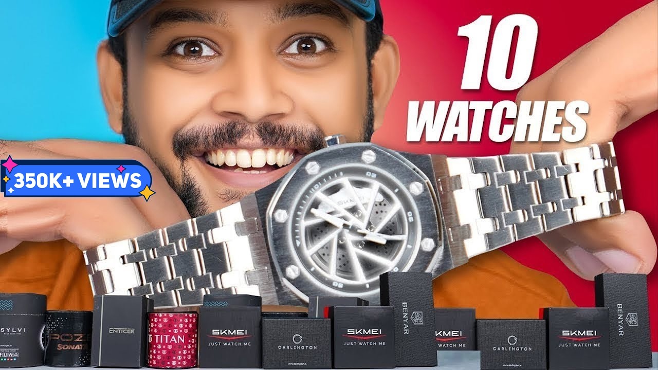 10 Best Budget Watch for College 🔥 Men Watch Haul Review 2024 | Casio, Sylvi, Skmei | One Chance