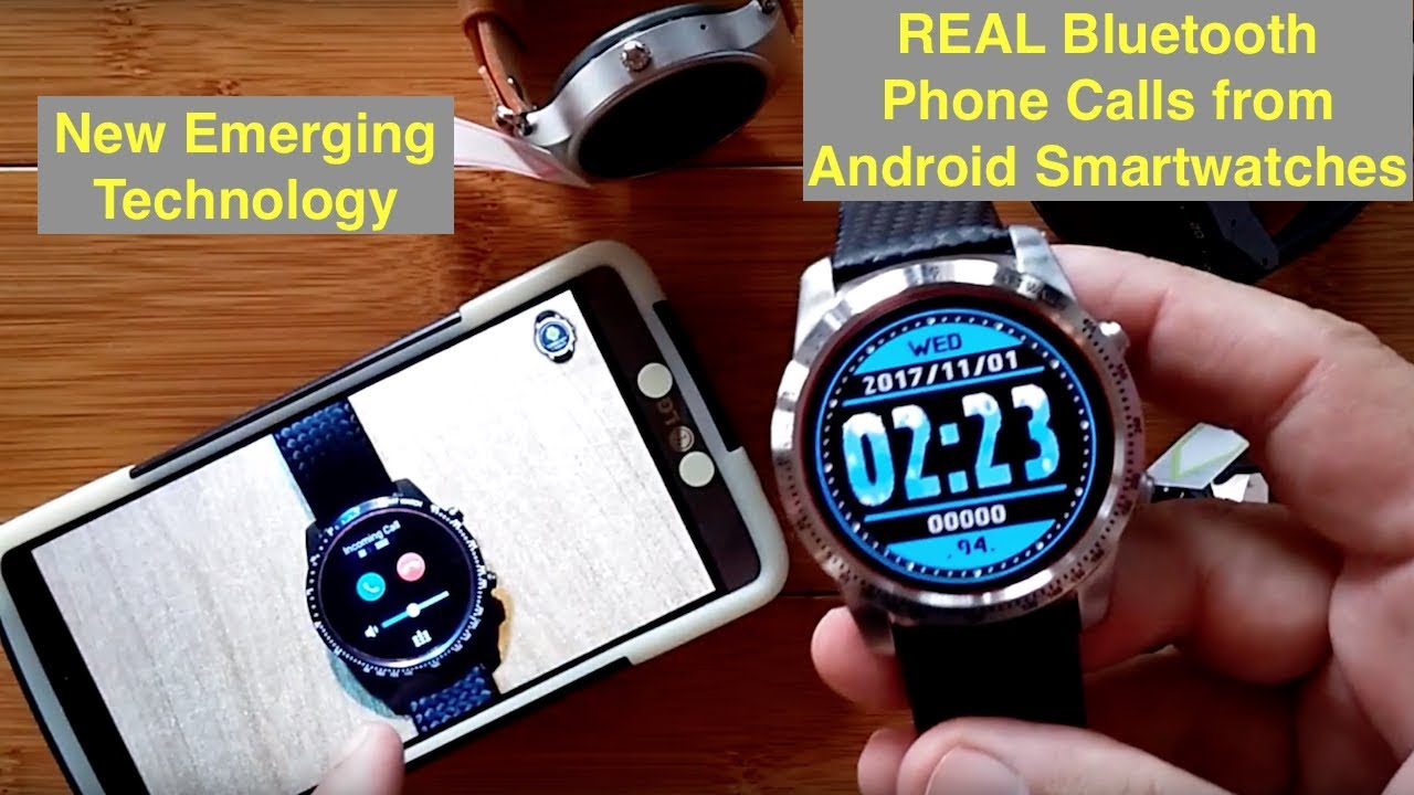 Now KW88 & ALL Kingwear Android Smartwatches will support REAL tethered  Bluetooth Phone Calls!!