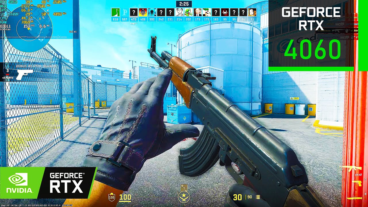 Counter Strike 2 | RTX 4060 8GB + i5 14400F ( 1080p Low Settings )