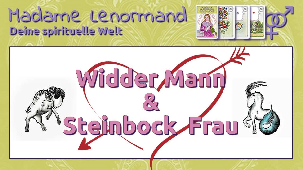 Widder Mann & Steinbock Frau: Liebe und Partnerschaft
