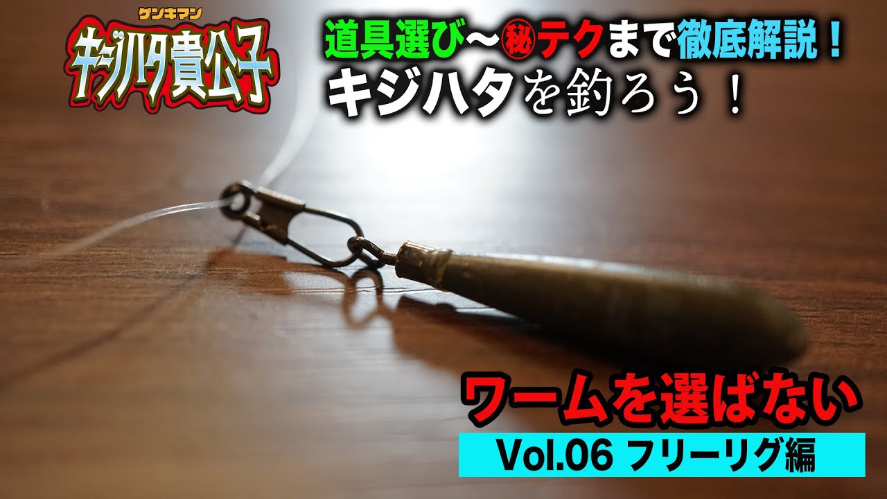 【キジハタ入門⑦フリーリグ】究極の食わせアクションを水中映像で。【地球遊び#139】