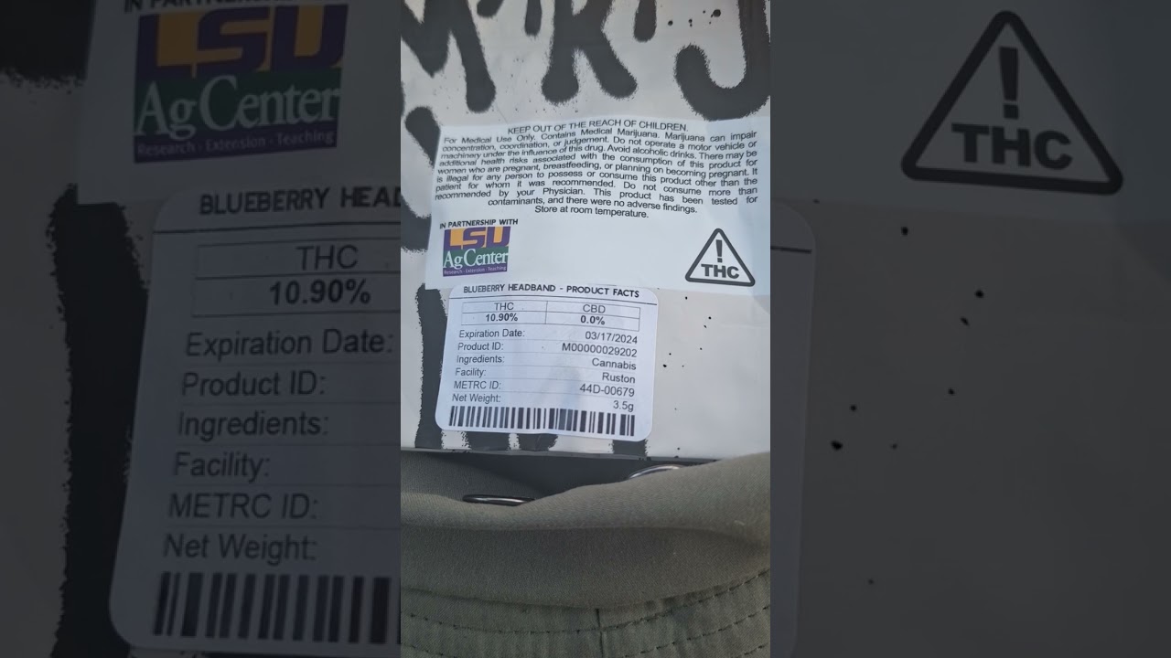 Honest review...Blueberry Headband  Medical MJ. #H&WDISPENSARY #neworleans.