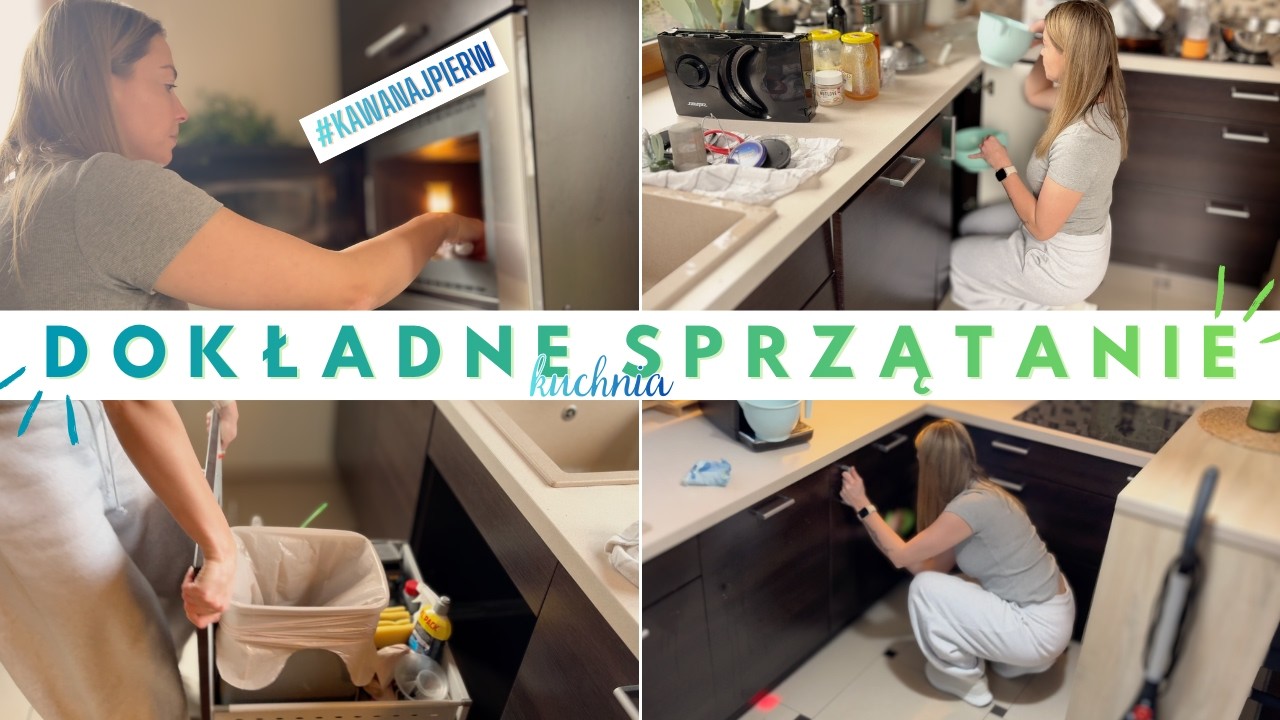 ✨ DOKŁADNE SPRZĄTANIE KUCHNI ✨ CLEAN WITH ME ✨