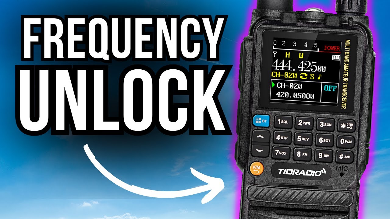 SBLOCCA TIDRadio TD-H3 (HAM, GMRS + altro)