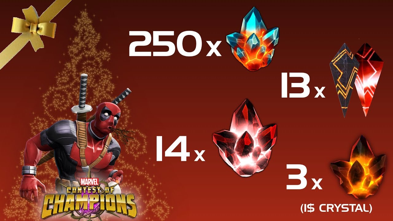 MEGA CHRISTMAS OPENING (insane luck!) - Marvel Contest of Champions