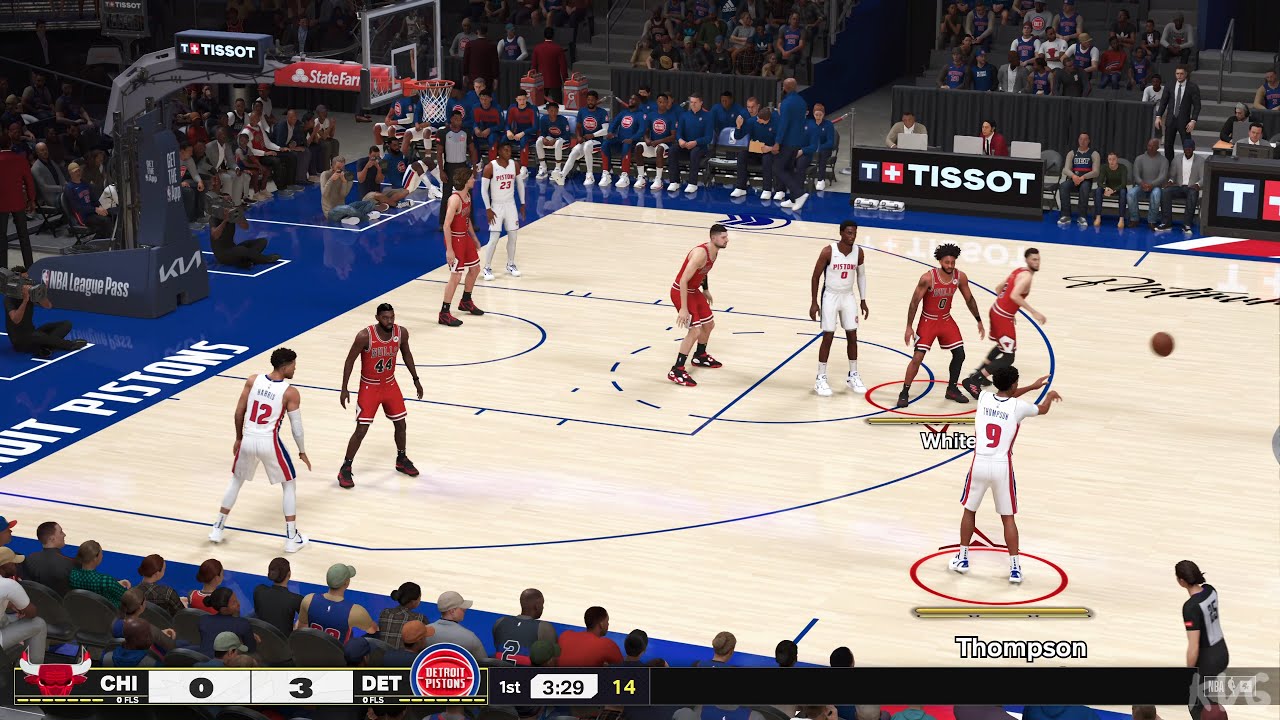 NBA 2K25 - Chicago Bulls vs Detroit Pistons - Gameplay (PS5 UHD) [4K60FPS]