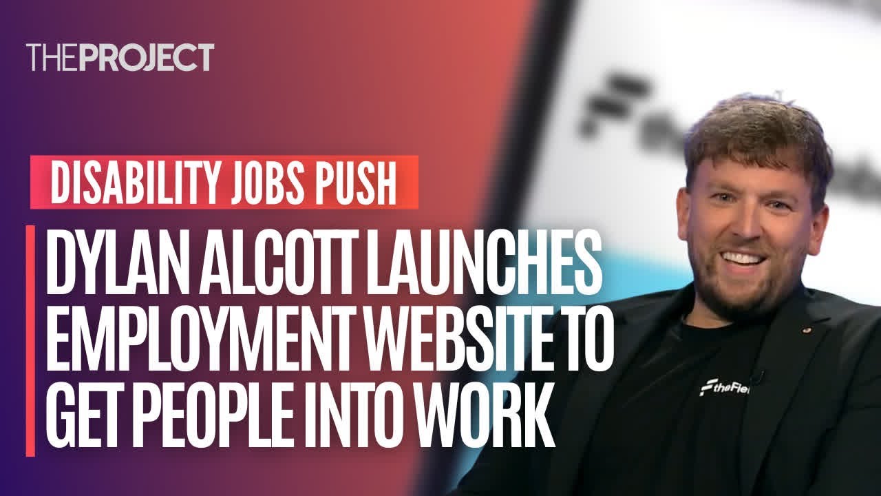 Disability Jobs Push: Dylan Alcott Launches Employment Website To Get People Into Work