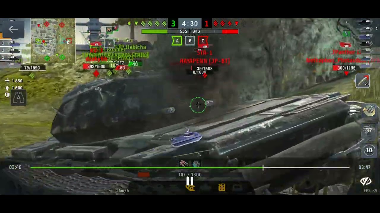 WOT Blitz WZ-132 Master Gold 1 kill 2403 damage 1227 exp Jan 05 2026