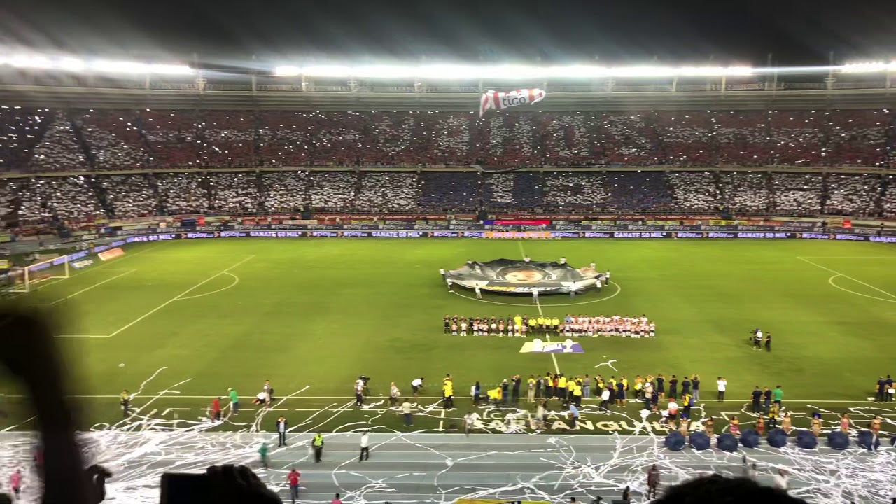 Himno de Barranquilla final Liga águila 2019 Junior vs. América