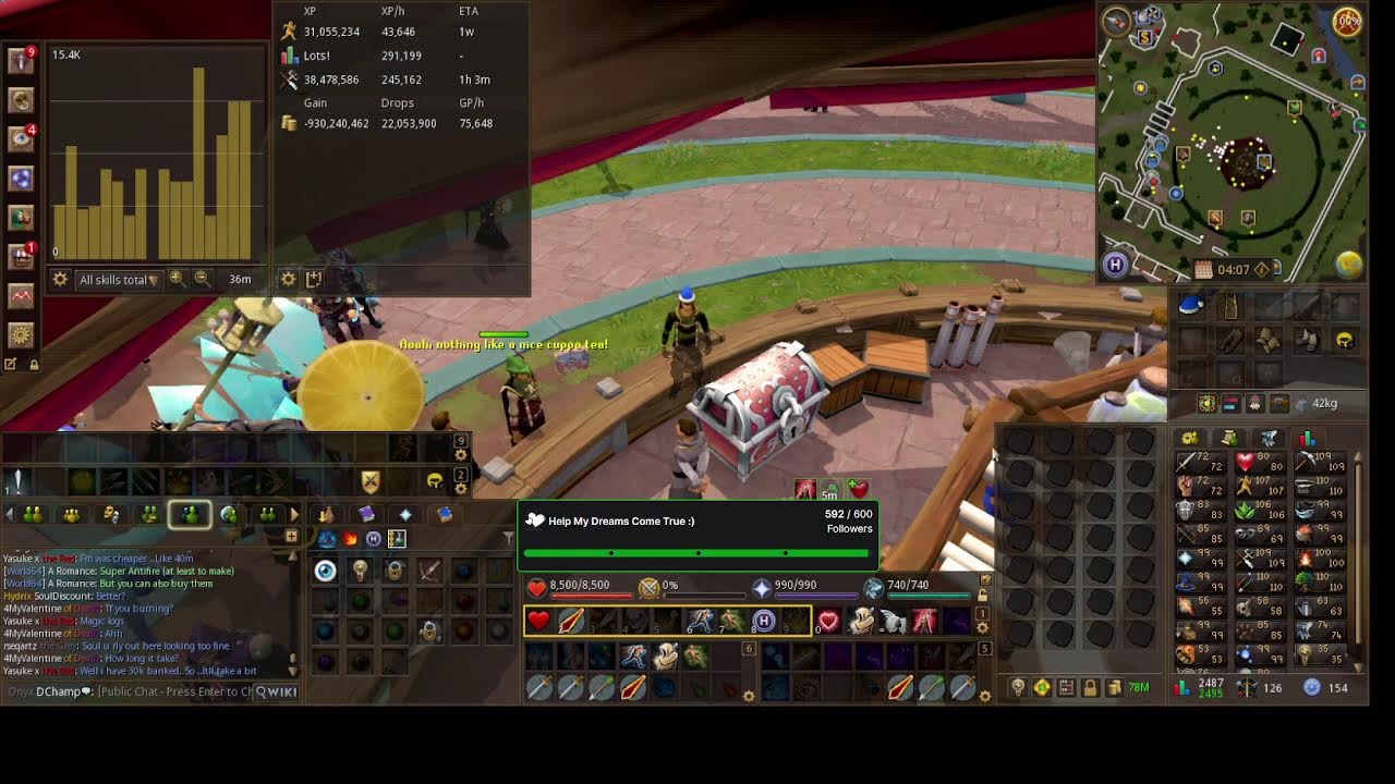 RuneScape Livestream. Come Chill and Watch