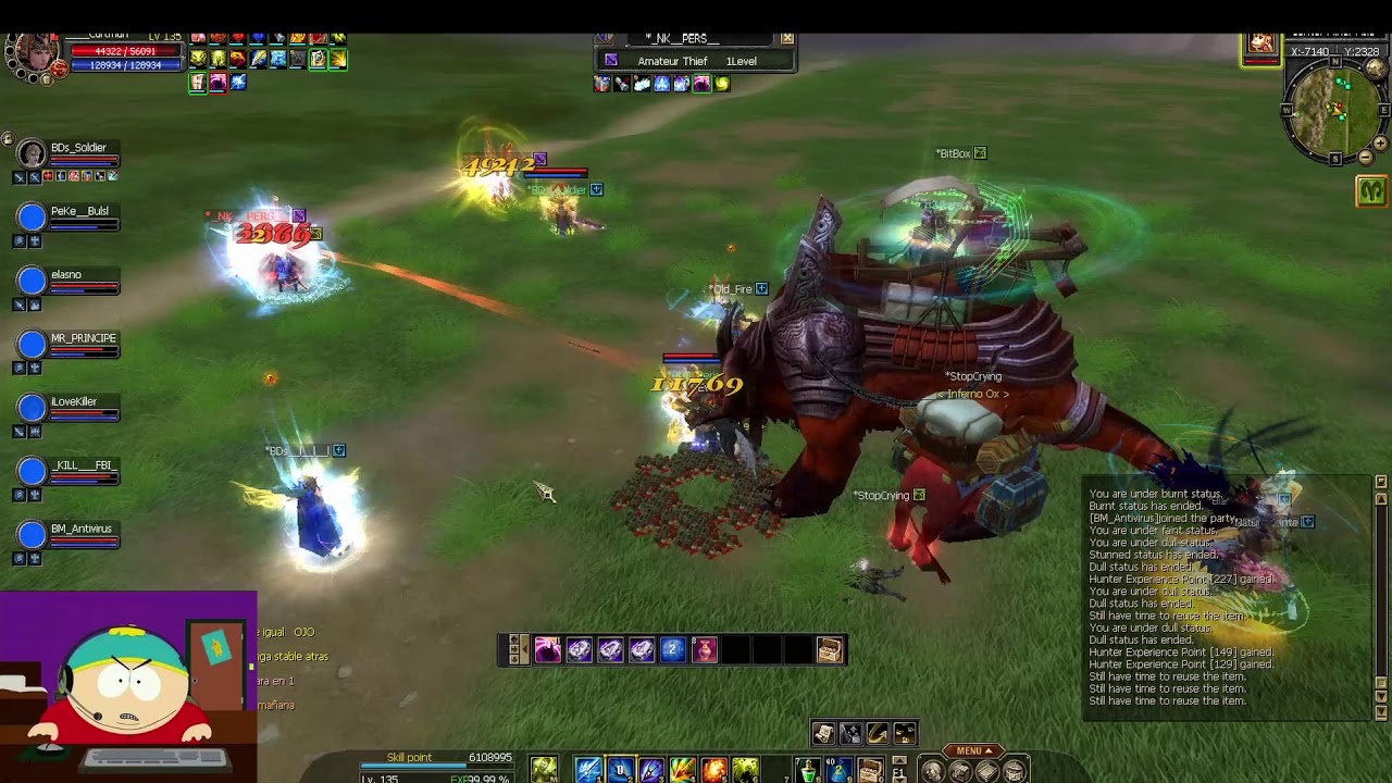 JOB PVP SILKROAD LATINO HUNTER VS THIEF CON MUSICA DE LINKIN PARK DE FONDO :V