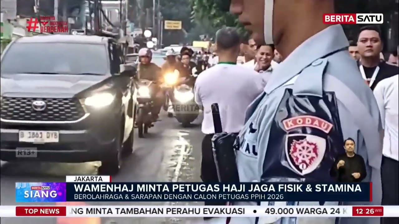 Wamenhaj Ingatkan Petugas Haji Jaga Stamina dan Fisik #beritasatu