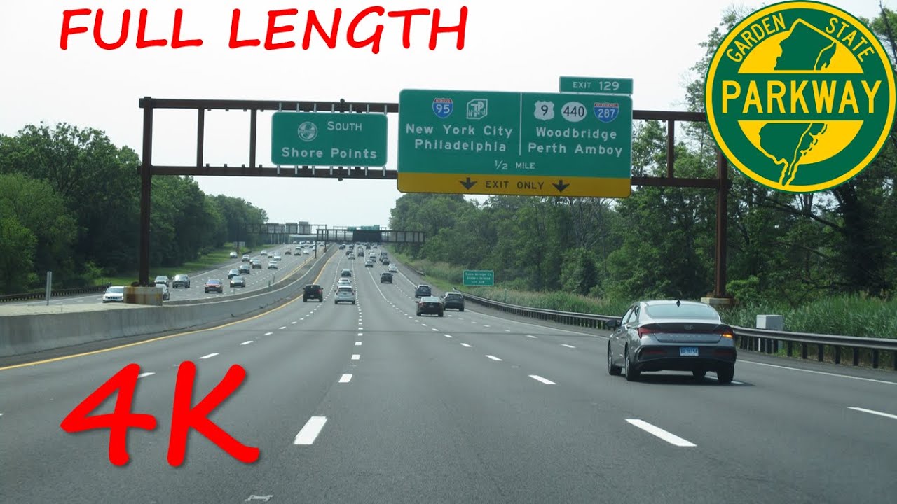 ⁴ᴷ Garden State Parkway southbound [4K VIDEO]