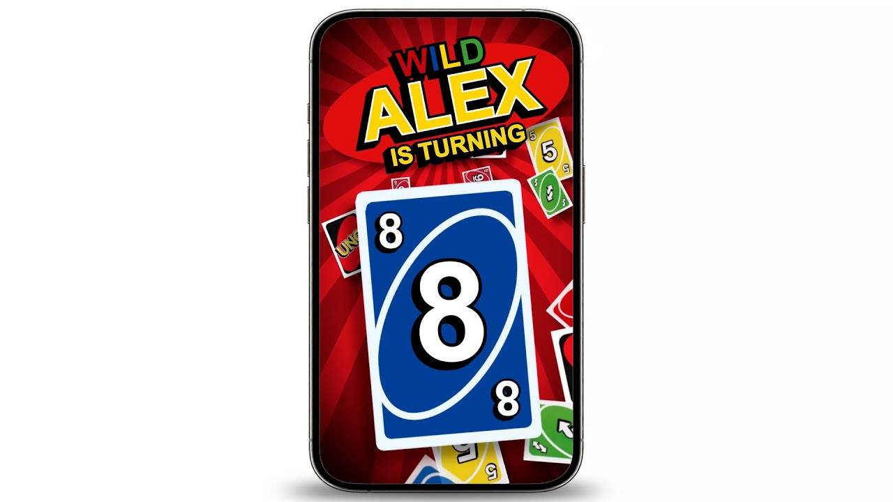 🎉 Uno video invitation for your next Uno themed birthday party 🎉
