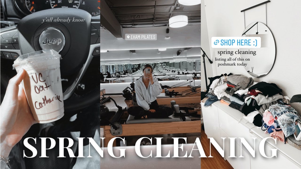 SPRING CLEANING: major closet clean out, pilates & target haul