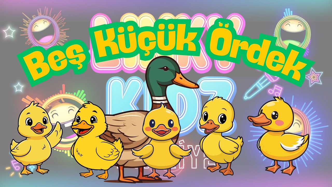 Beş Küçük Ördek – LinkyKidz Türkiye | Eğlenceli Çocuk Şarkısı