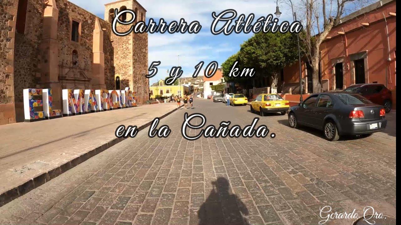 Carrera atlética 5 y 10 km en honor a San Juan de Dios en la Cañada el Marqués Querétaro México.