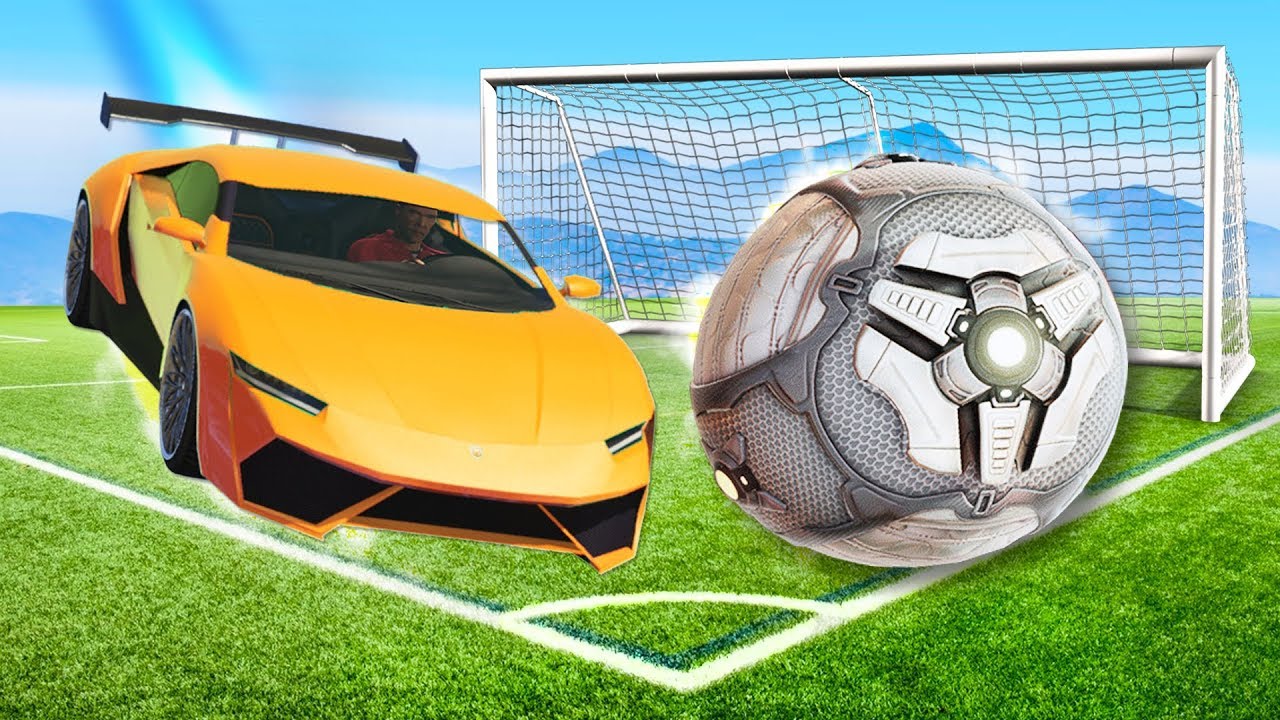 Playing ROCKET LEAGUE in GTA 5!!