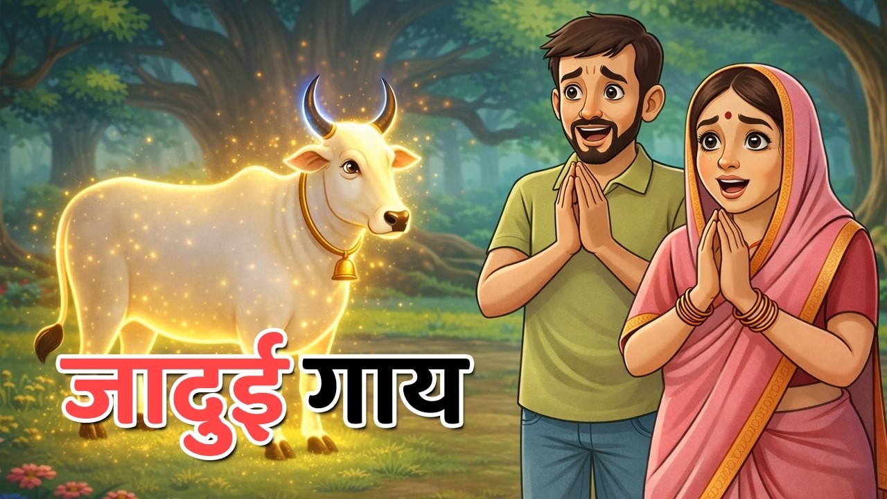 Jadooi Gaay Ka Karishma | Jadui Kahaniya | Moral story | hindi kahani | जादुई गाय | Hindi Cartoon