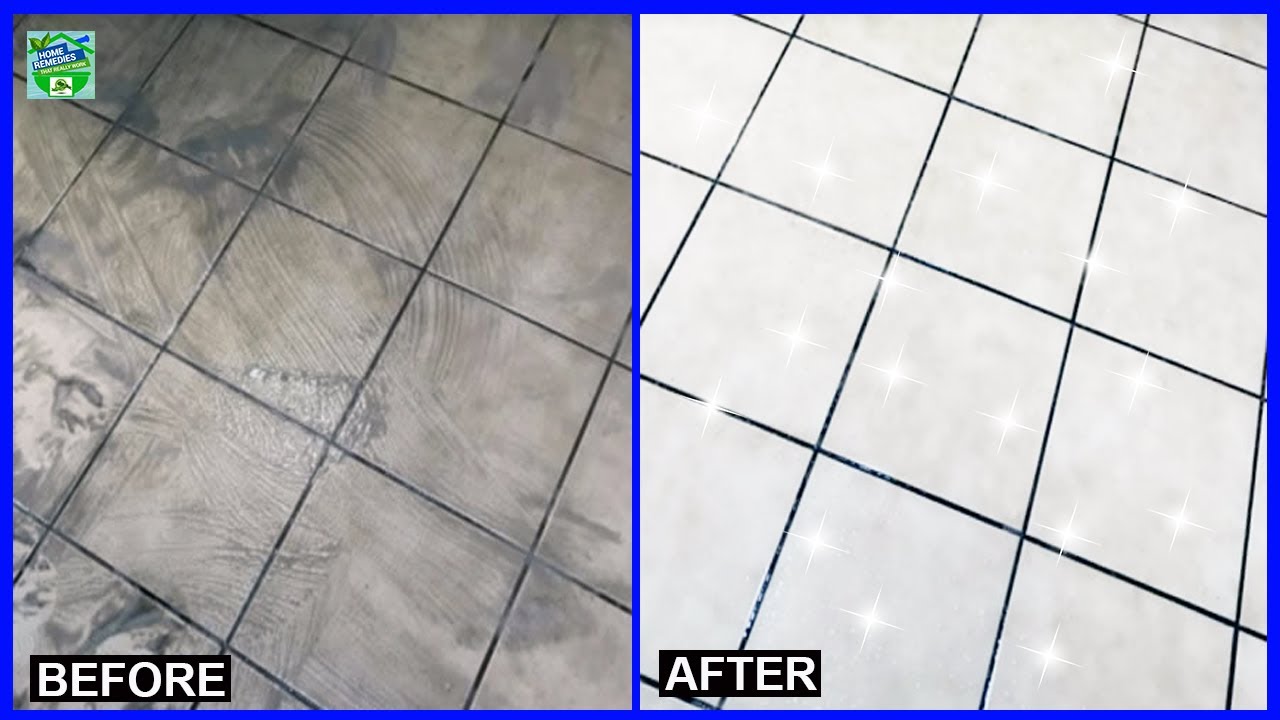 DIY Trick To Have Clean And Bright Floor Tiles