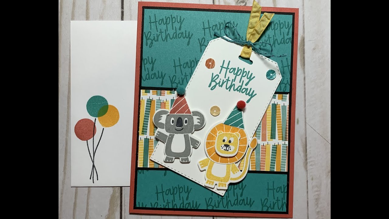 Stampin’Up Bonanza Buddies Birthday Card